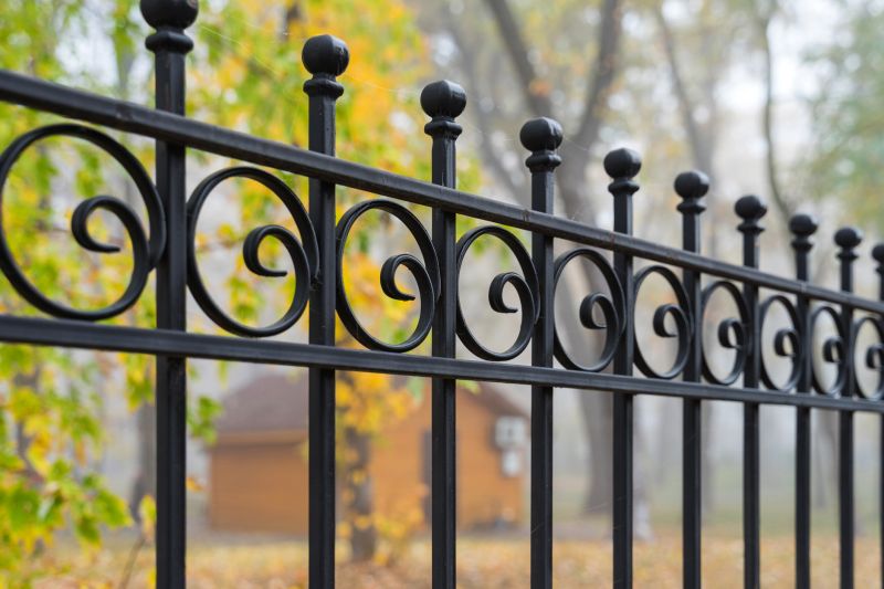 Custom Iron Fence Installation